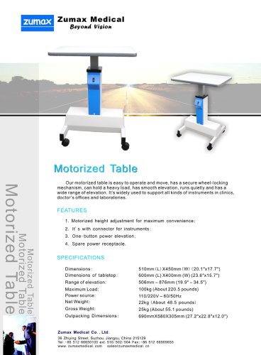 motorized table