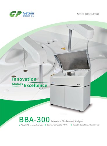 BBA-300 Automatic Biochemical Analyzer