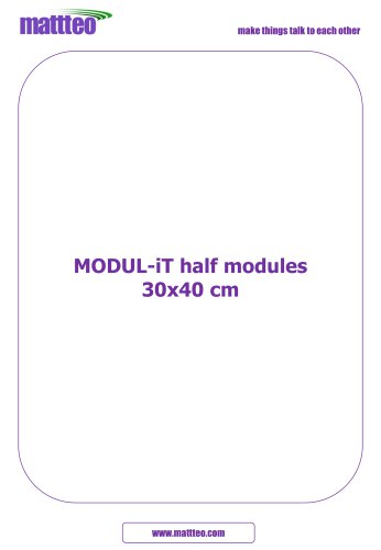 MODUL-iT half modules 30x40 cm