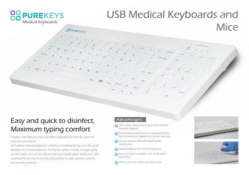 Medical Keyboards and Mice