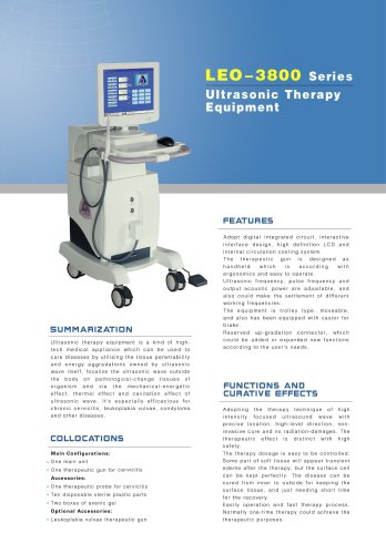 LEO-3800 Ultrasonic Therapy Equipment