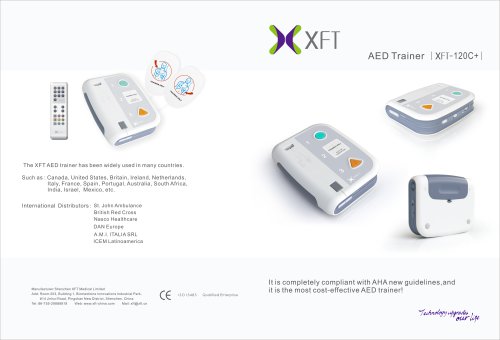 XFT-120C+ Portable AED Trainer For CPR Training
