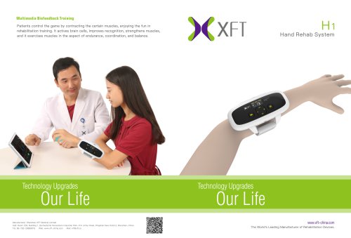 XFT-2003E H1 FES Hand Rehab System Physical Therapy Device For Stroke Rehabilitation