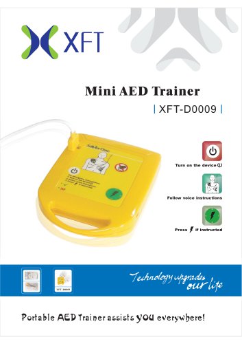 XFT-D0009 Portable Mini AED Trainer For CPR Training