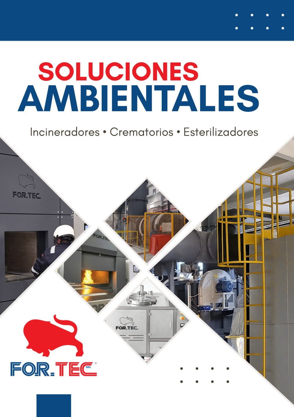 ESTERILIZADOR DE DESECHOS HOSPITALARIOS MOD. HOWAS 100 - FOR.TEC. WASTE INCINERATORS MANUFACTURER