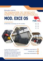 INCINERADOR DE DESECHOS HOSPITALARIOS MOD. EXCE OS