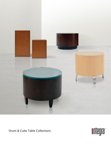 Drum & Cube Table Collection