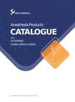 Anesthesia Products Catalogue