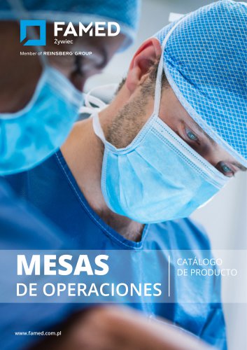 OPERATING TABLES - CATALOGUE OF PRODUCTS
