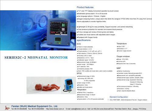 Series 2C-2 Neonatal Monitor