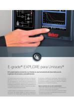 E-grade® Explore para Unistats® - 2