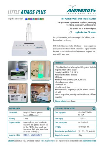 Little Atmos Plus - Data Sheet