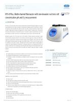 RTS-8 Plus, Multi-channel Bioreactor with non-invasive real time cell concentration pH and O2 measurement