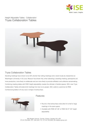 Tryss Collaboration Tables