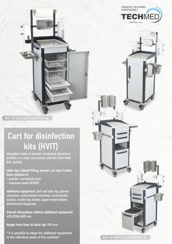 Carts for disinfection HVIT series