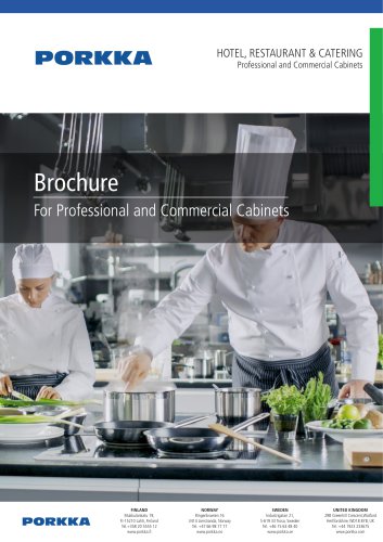 Brochure For Professional and Commercial Cabinets