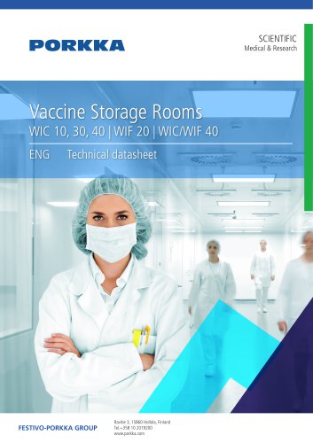 Vaccine Storage Rooms WIC 10, 30, 40 | WIF 20 | WIC/WIF 40  2024