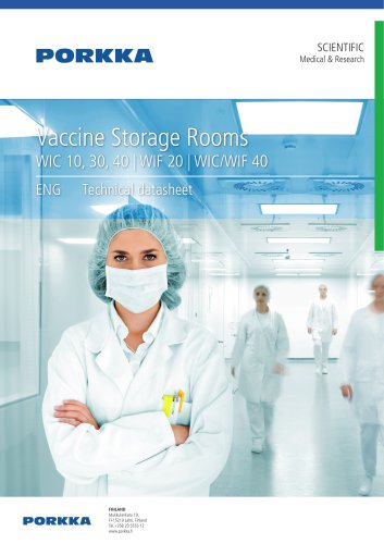 Vaccine Storage Rooms WIC 10, 30, 40 | WIF 20 | WIC/WIF 40